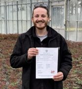 Wyevale Nurseries Production Manager Kyle Ross with Wyevale Nurseries Plant Healthy Certification